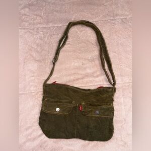 Levi’s Olive Green Corduroy Shoulder bag
